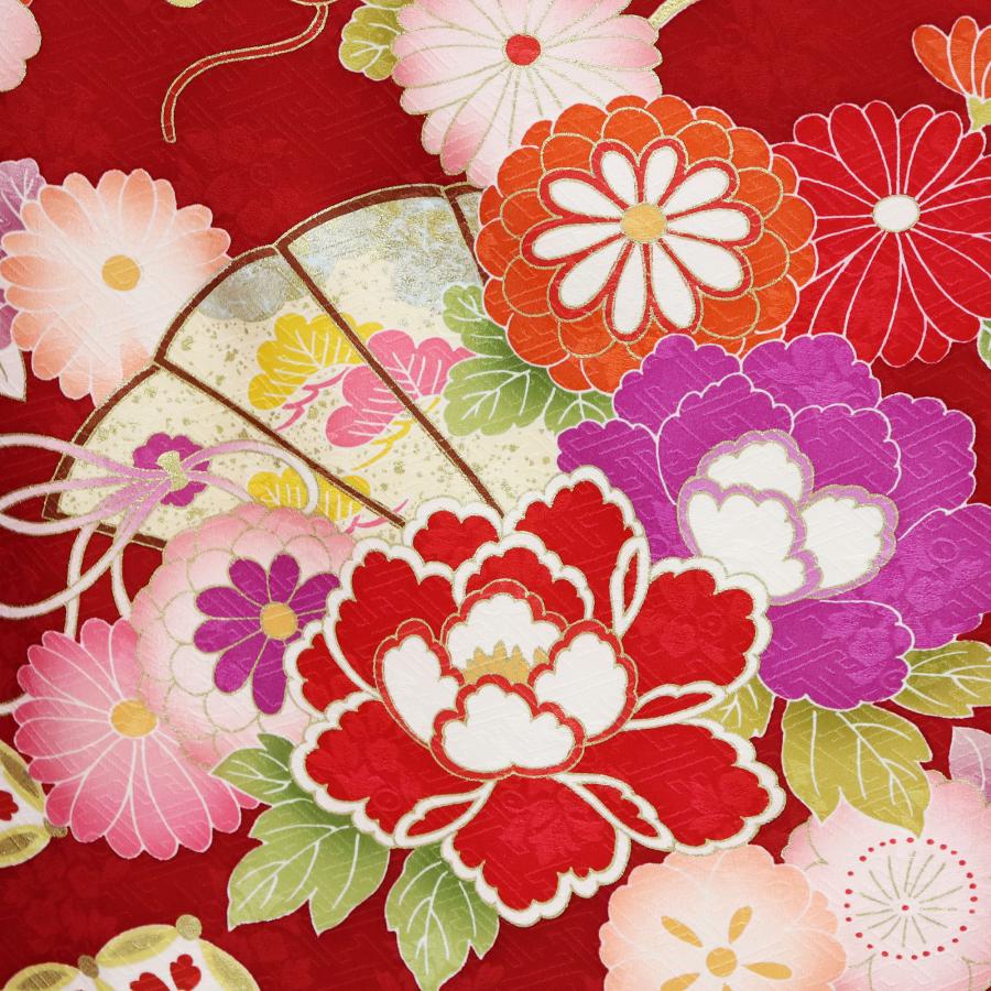 振袖 中古 販売 フルセット一式 正絹 赤 成人式 結婚式 卒業式 結納