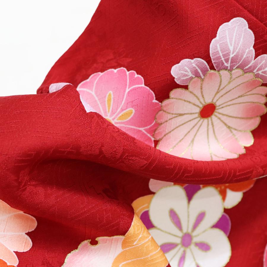 振袖 中古 販売 フルセット一式 正絹 赤 成人式 結婚式 卒業式 結納