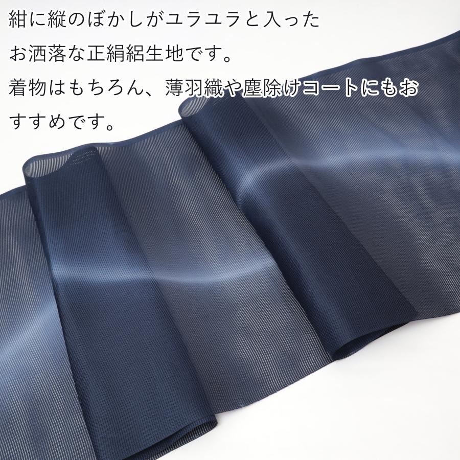 B反訳あり 正絹 絽 小紋 着尺 生地 反物 夏 着物 羽織 塵除けコート用