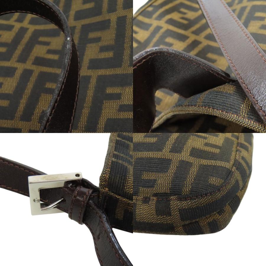 FENDI（フェンディ） ズッカ柄 ショルダーバッグ キャンバス