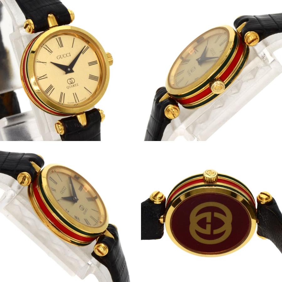 GUCCI（グッチ） シェリーライン 腕時計 GP 革 レディース 中古