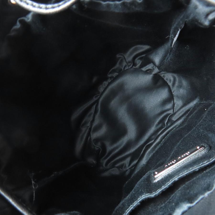 miu miu（ミュウミュウ） スタッズ ショルダーバッグ レザー