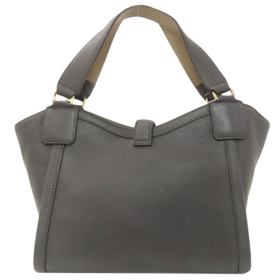 A.D.M.J（エーディーエムジェイ） ADMJ ロゴ ハンドバッグ レザー