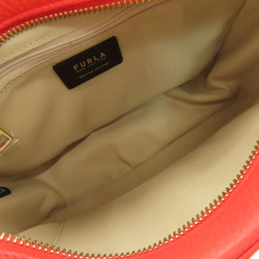 FURLA（フルラ） アーチロゴ ショルダーバッグ レザー レディース 中古