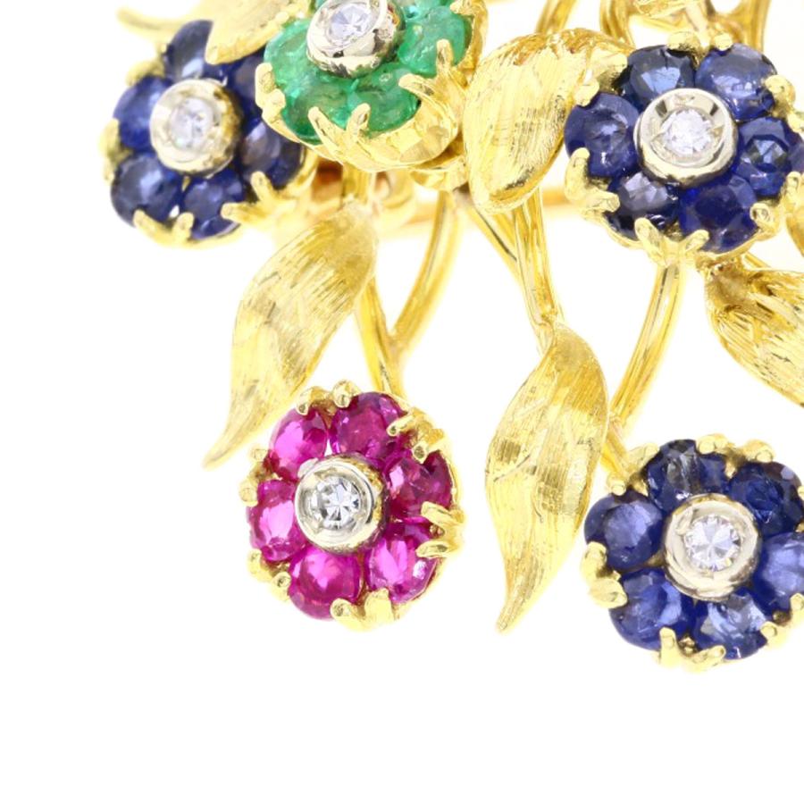 TIFFANY&Co.（ティファニー） アンティーク フラワーモチーフ ブローチ