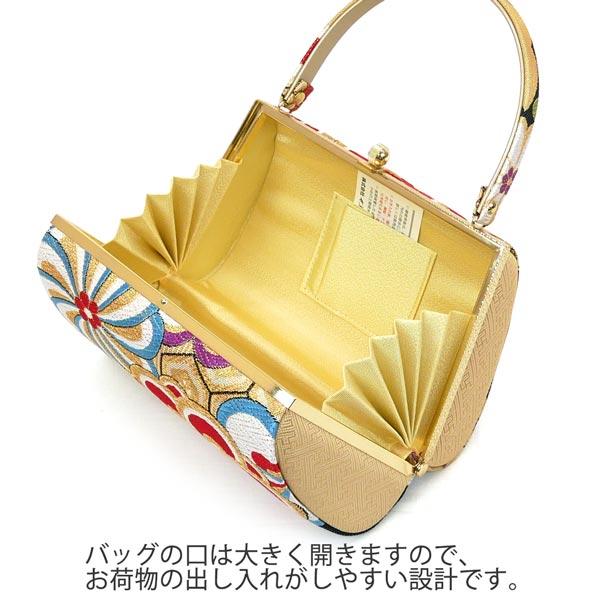 Sサイズ 草履バッグセット zb-001 日本製 成人式 振袖 西陣織 ねじり梅