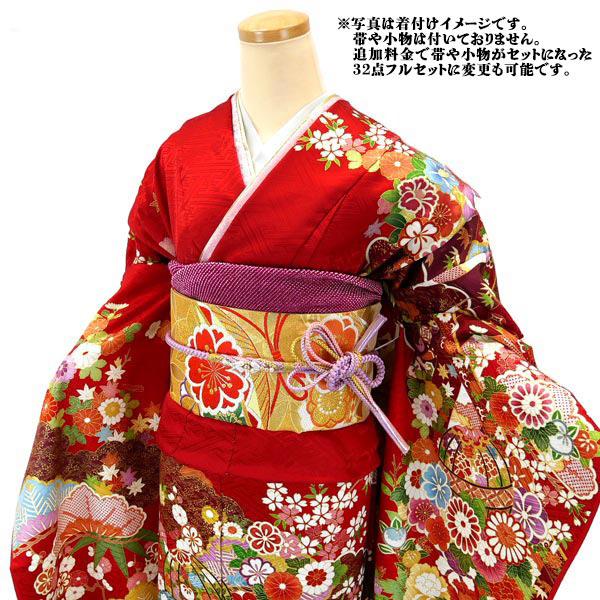 セール 仕立て付き 振袖 吉澤友禅 手描き 友禅 吾妻徳穂 正絹 成人式