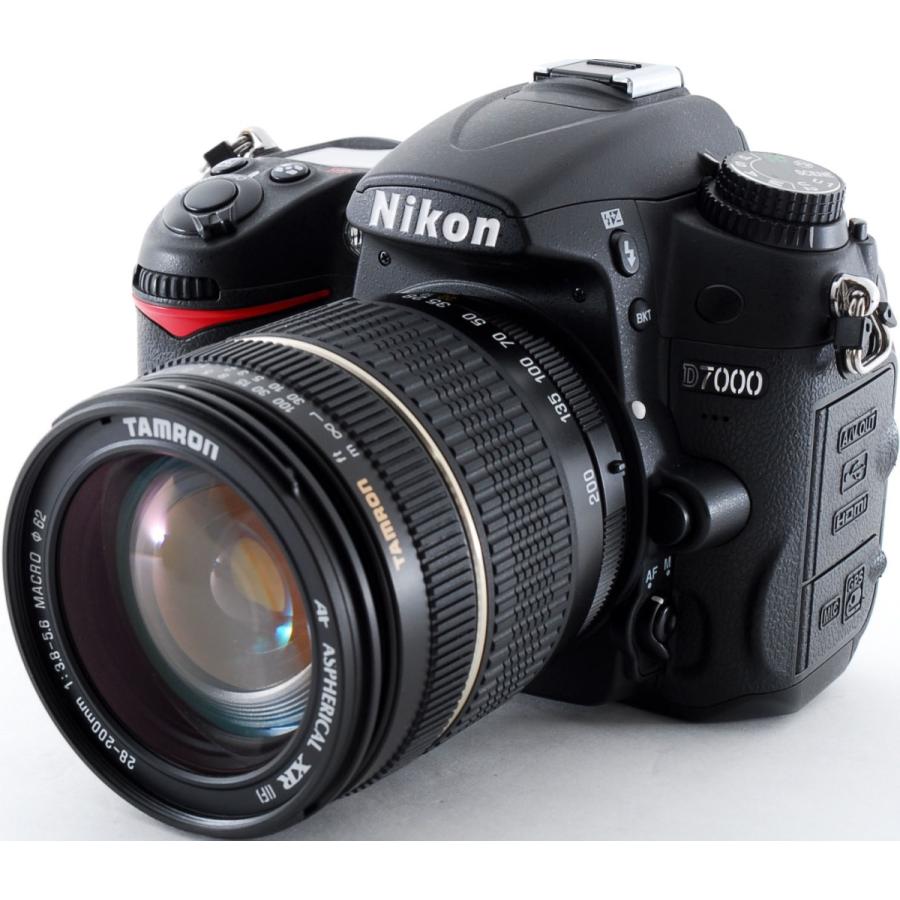 D7000 ニコン デジタル一眼 Nikon レンズキット 中古 新品SDカード付き