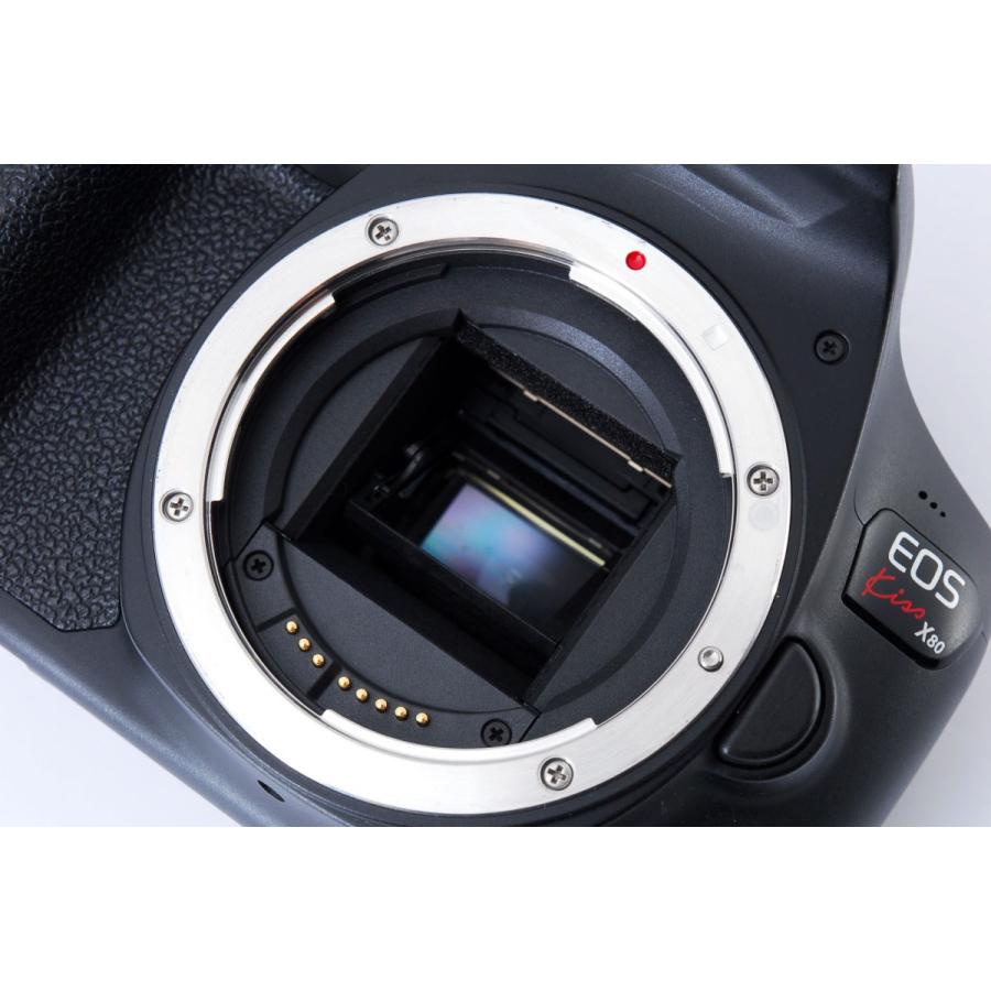 EOS Kiss キヤノン デジタル一眼 CANON X80 レンズキット 中古 Wi-Fi
