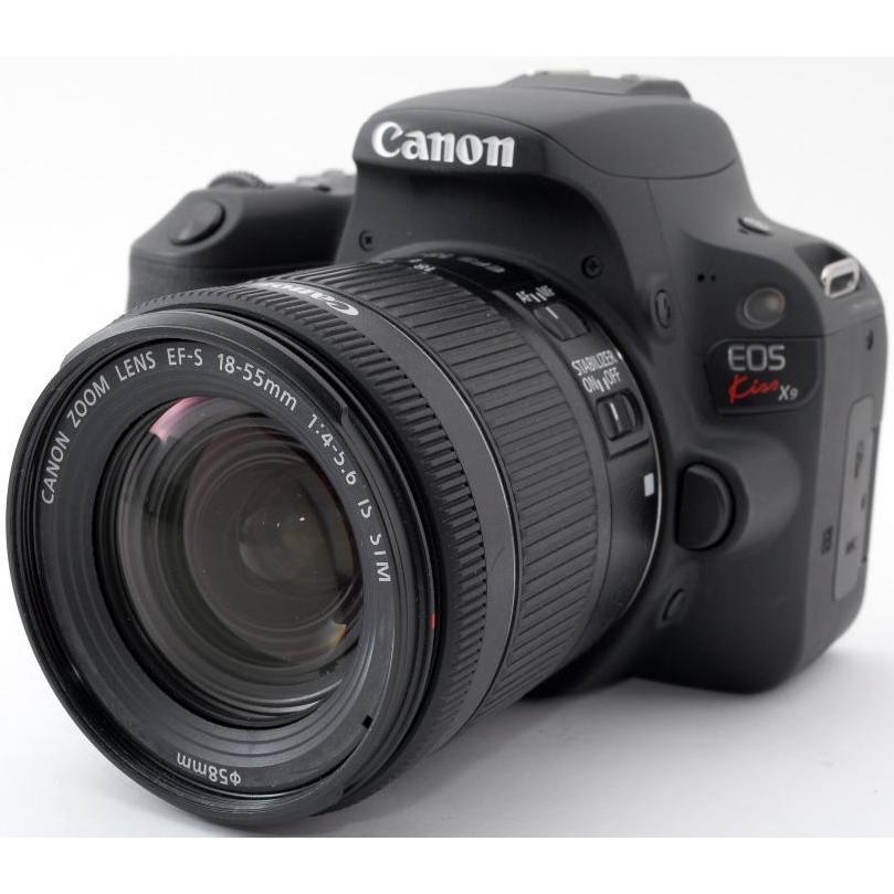 EOS Kiss キヤノン デジタル一眼 CANON X9 レンズキット ブラック 中古