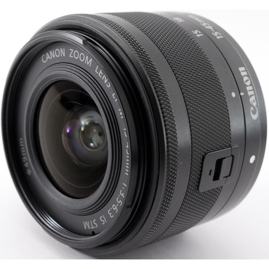 EOS Kiss キヤノン ミラーレス CANON M レンズキット ブラック Wi-Fi