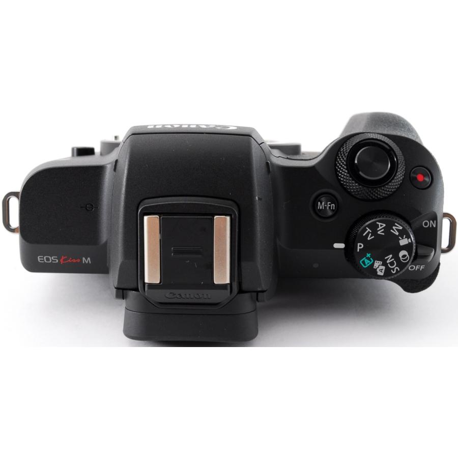 EOS Kiss キヤノン ミラーレス CANON M レンズキット ブラック Wi-Fi