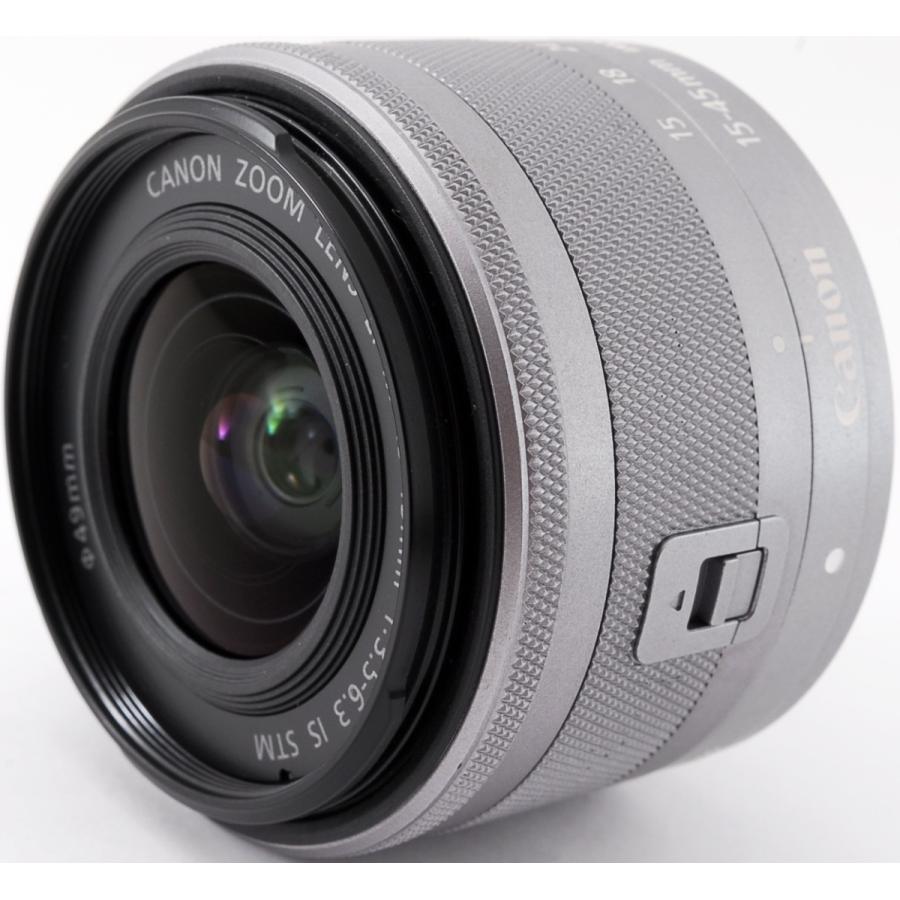 EOS キヤノン ミラーレス一眼 CANON M10 レンズキット ホワイト 中古