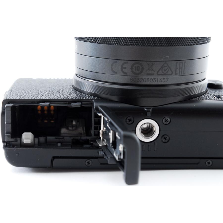 EOS M キヤノン ミラーレス CANON M200 レンズキット ブラック 中古 Wi
