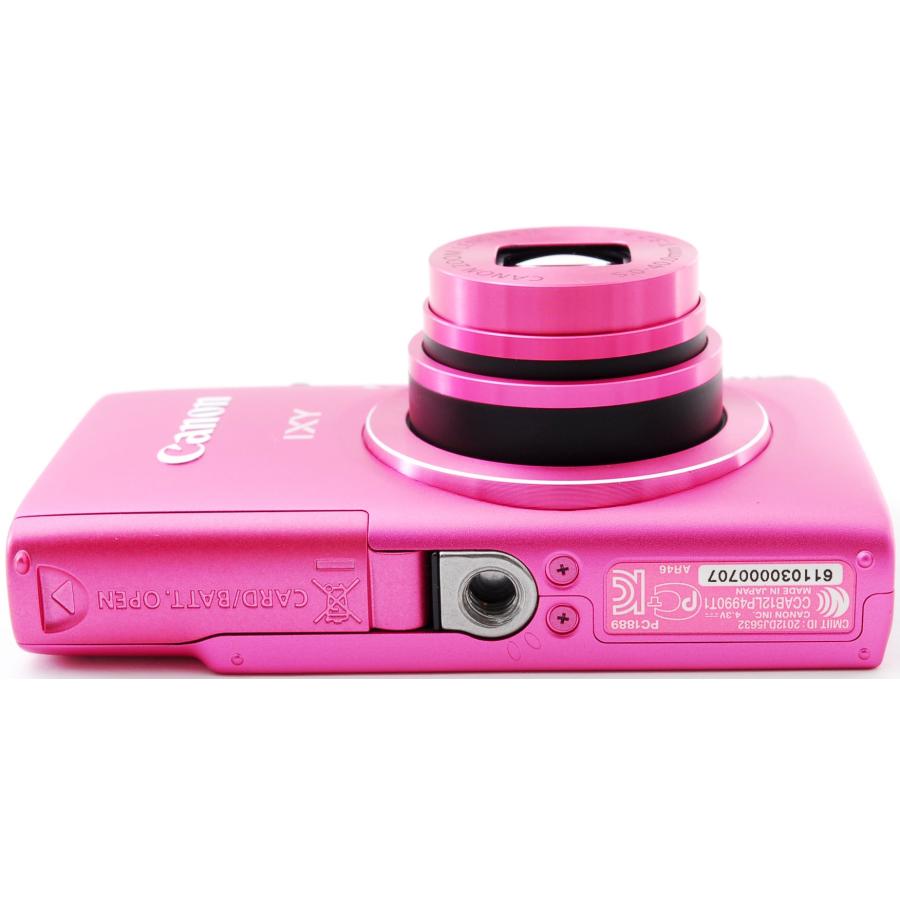 IXY キヤノン コンデジ CANON 110F ピンク 中古 Wi-Fi搭載 新品SD