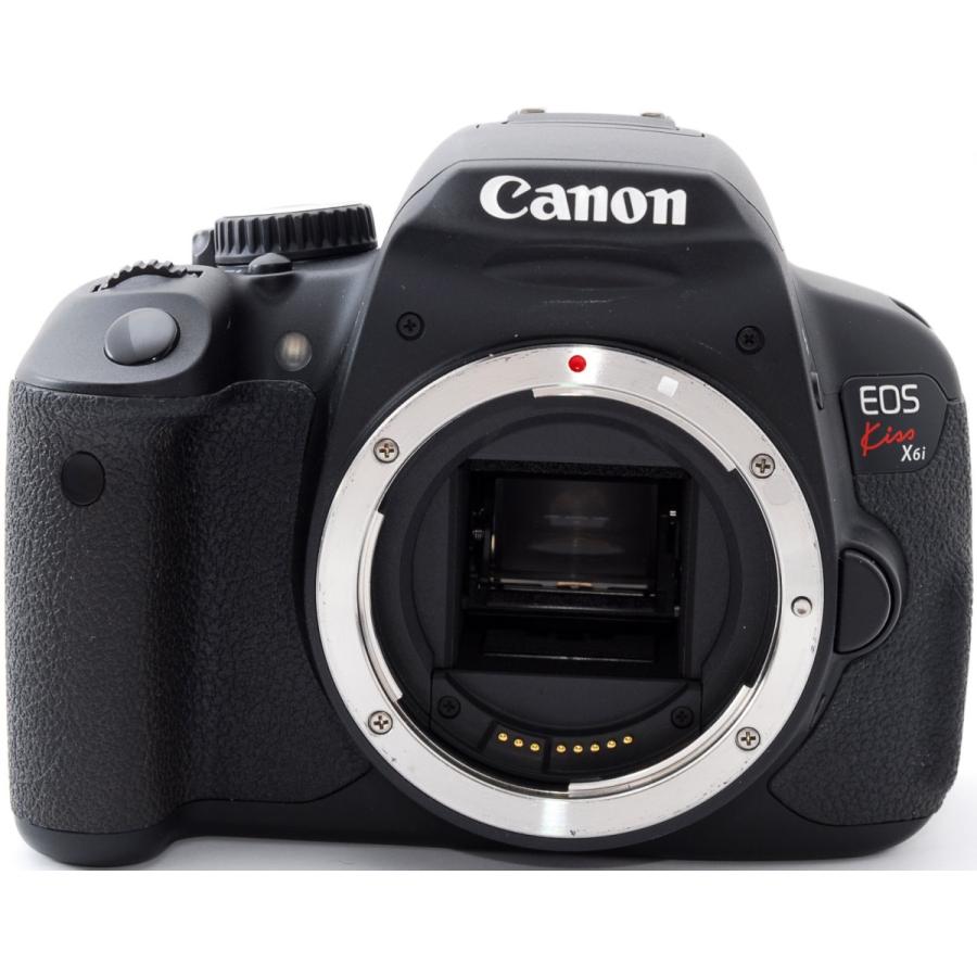 EOS キヤノン デジタル一眼 CANON Kiss X6i レンズキット 中古 新品SD