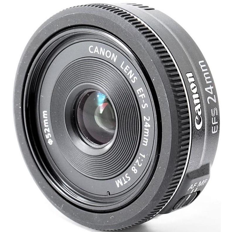 EF-S キヤノン 単焦点 レンズ CANON 24mm F2.8 STM APS-C対応 中古