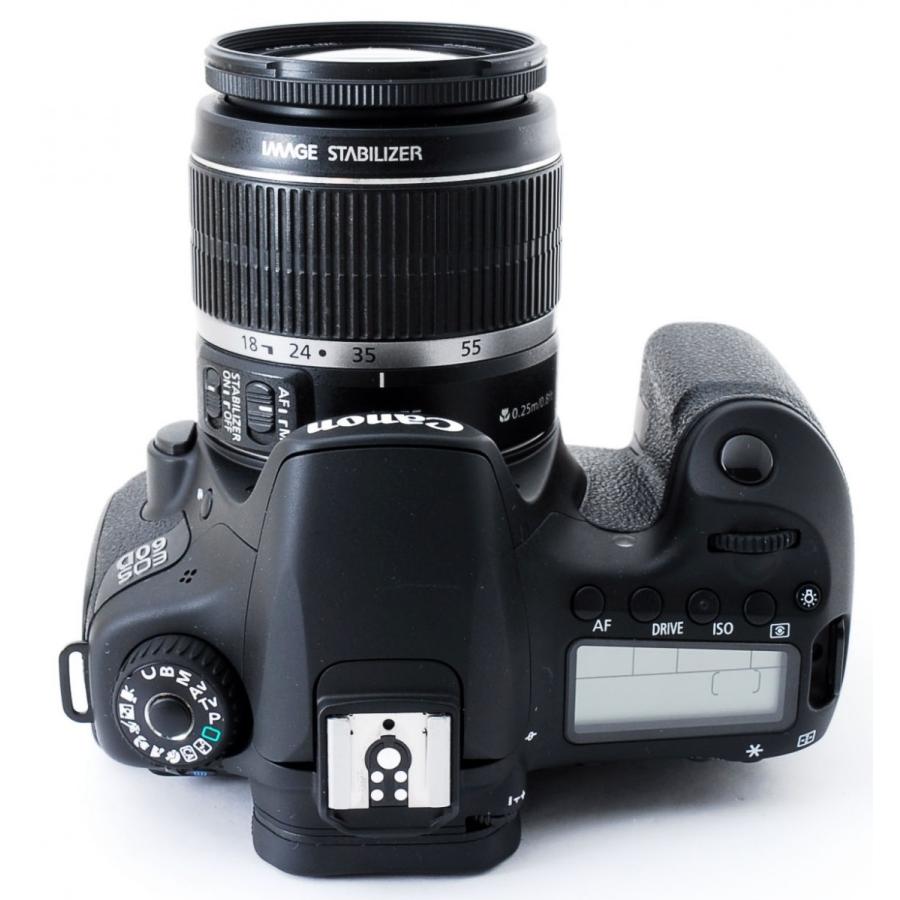 EOS キヤノン デジタル一眼 CANON 60D レンズキット 中古 新品SDカード