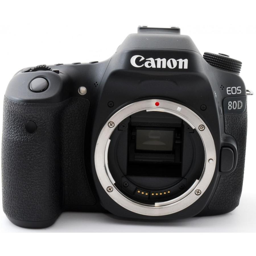EOS キヤノン デジタル一眼レフカメラ CANON 80D トリプルレンズ 中古