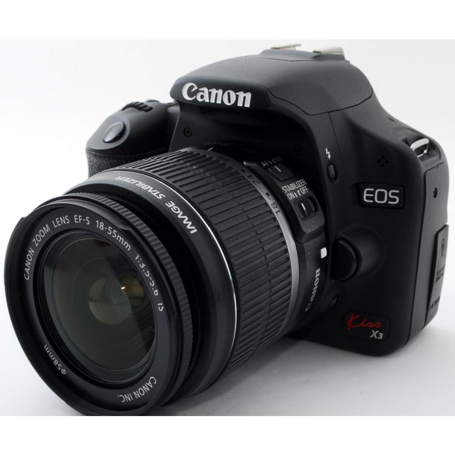 EOS Kiss X3 キヤノン デジタル一眼 Canon レンズキット 中古 新品SD