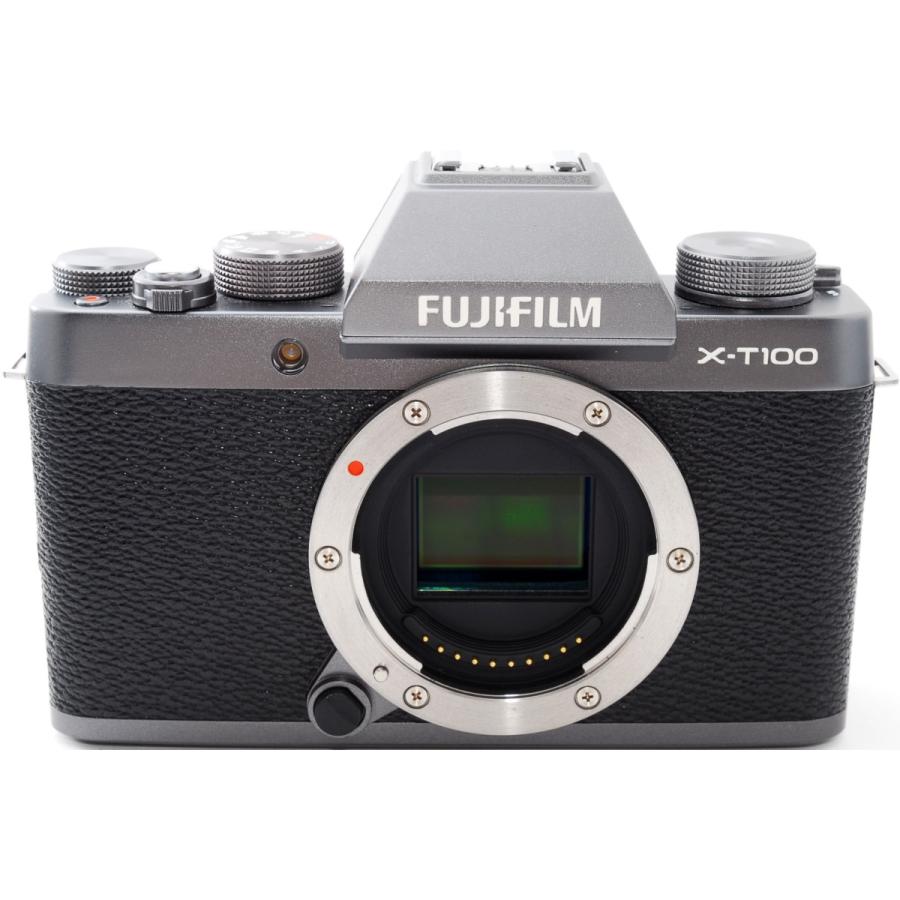 富士フイルム Xシステム ミラーレス FUJIFILM X-T100 ダークシルバー