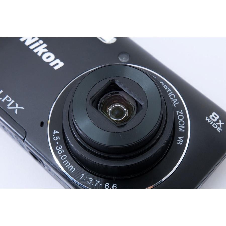 COOLPIX ニコン コンデジ Nikon A300 ブラック 中古 Wi-Fi搭載 新品SD