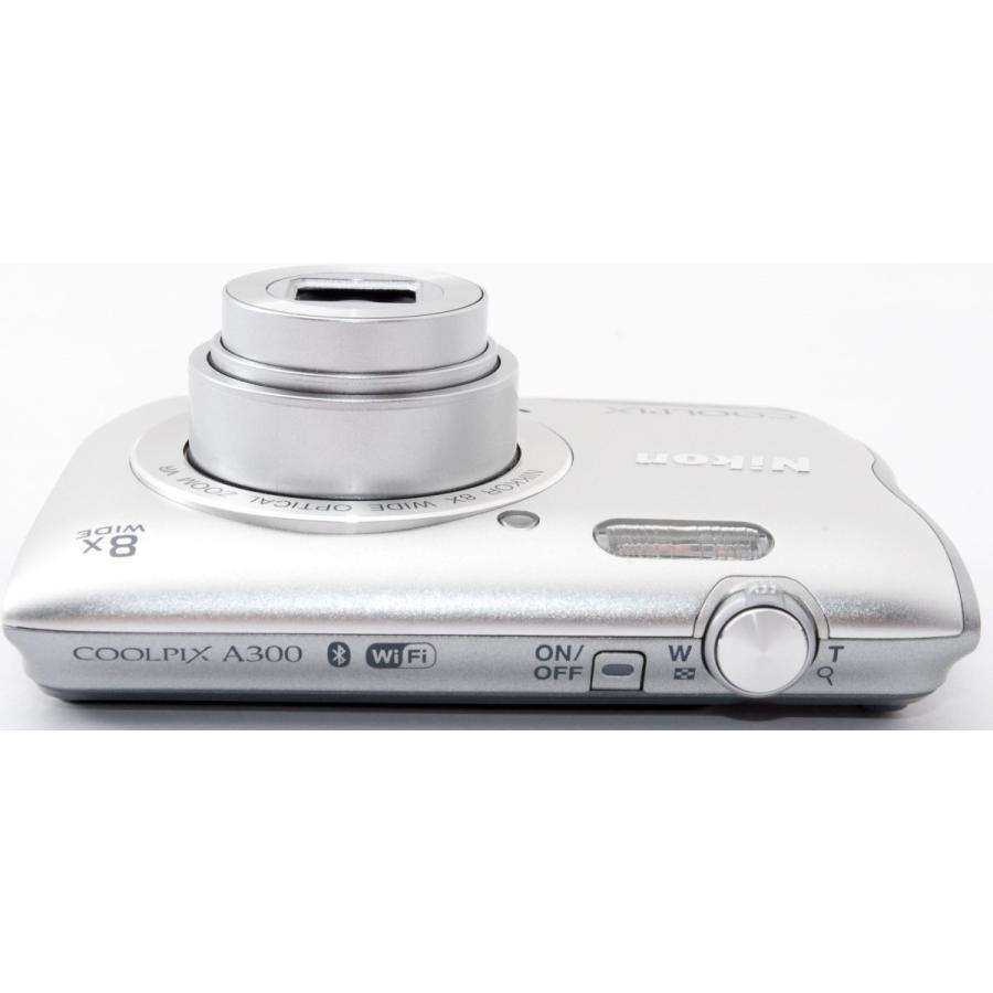 COOLPIX A ニコン コンデジ Nikon A300 シルバー 中古 Wi-Fi搭載 SD