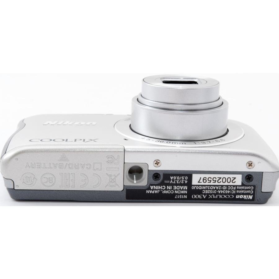COOLPIX A ニコン コンデジ Nikon A300 シルバー 中古 Wi-Fi搭載 SD