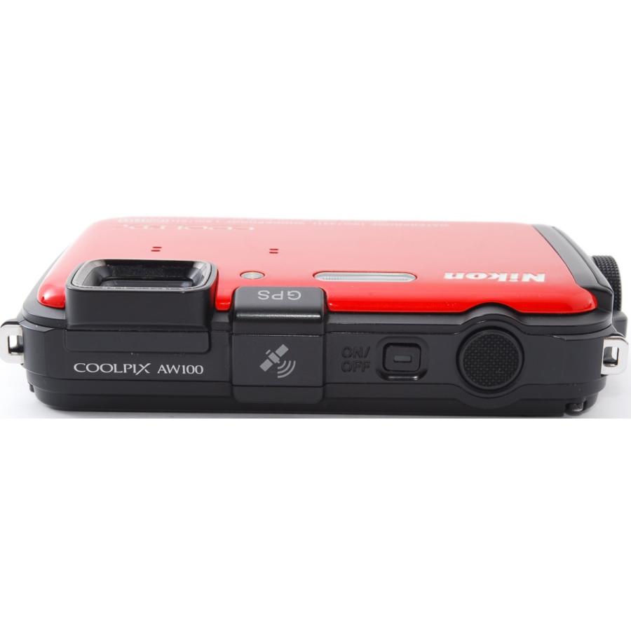 COOLPIX ニコン コンデジ Nikon AW100 オレンジ SDカード付き 届いて