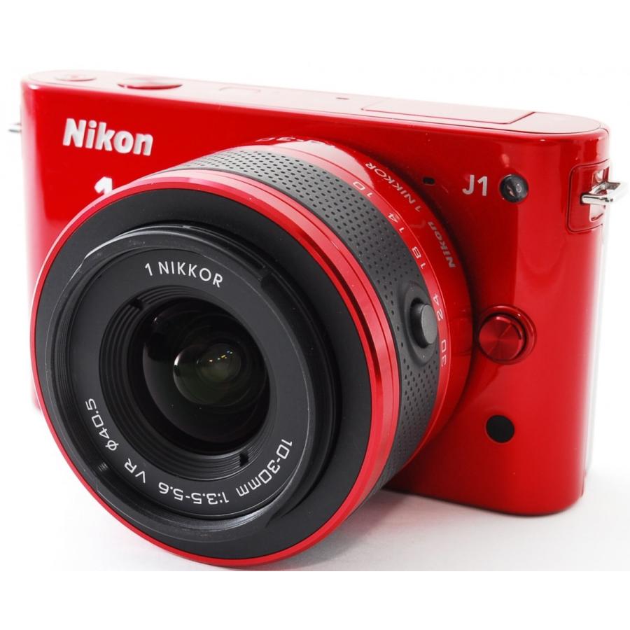 ニコンワン ニコン ミラーレス一眼 Nikon 1 J1 レンズキット レッド