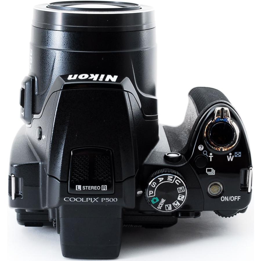 COOLPIX P ニコン コンデジ Nikon P500 ブラック 中古 新品SDカード