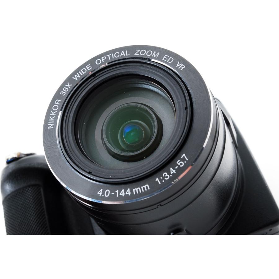 COOLPIX P ニコン コンデジ Nikon P500 ブラック 中古 新品SDカード