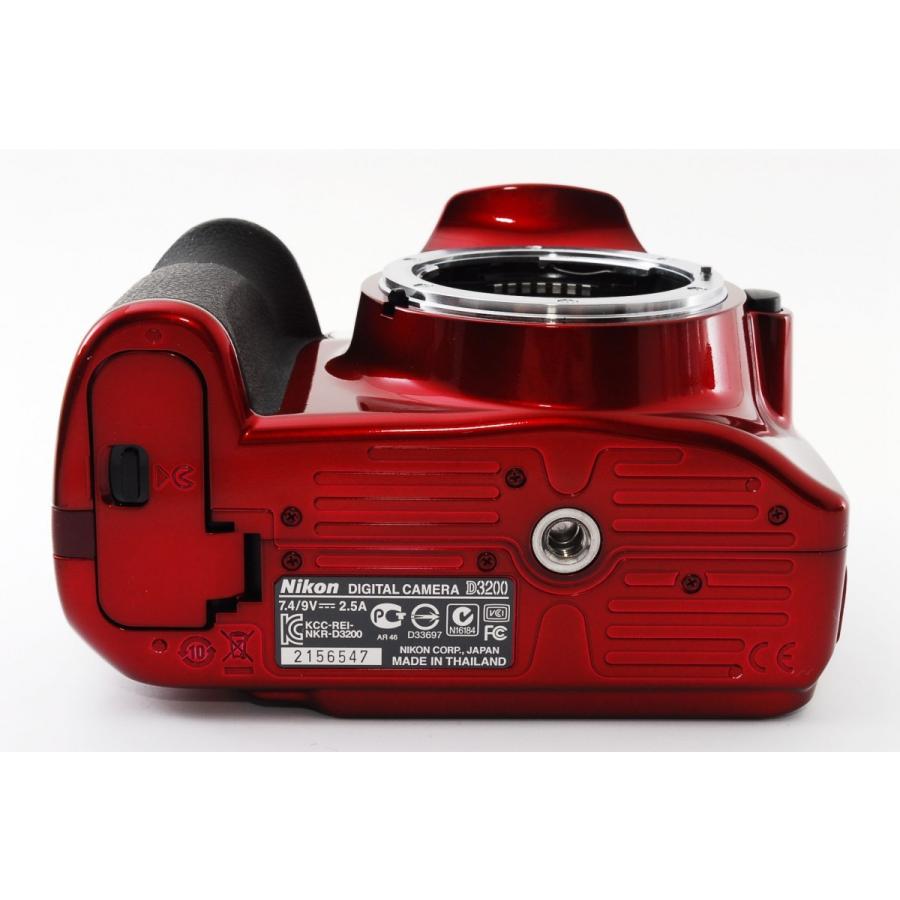 ニコン（Nikon） デジタル一眼 Nikon D3200 レッド レンズキット 中古
