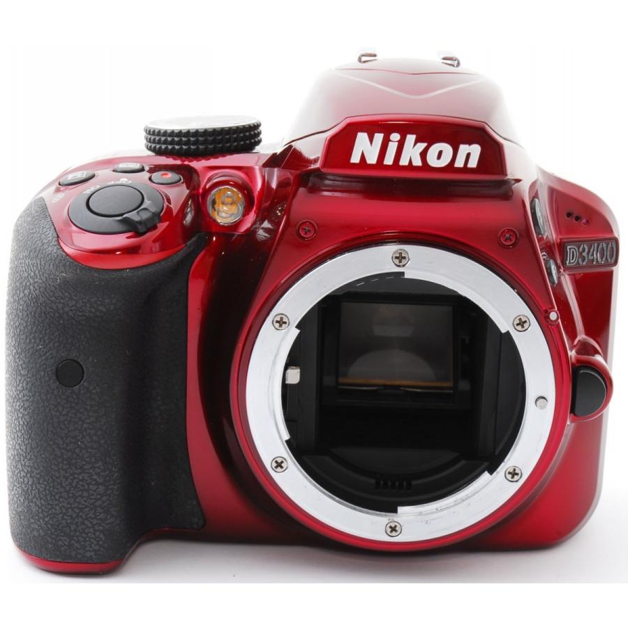 ニコン（Nikon） デジタル一眼 Nikon D3400 レンズキット レッド 中古