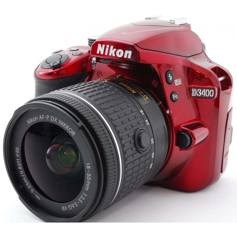 ニコン（Nikon） デジタル一眼 Nikon D3400 レンズキット レッド 中古