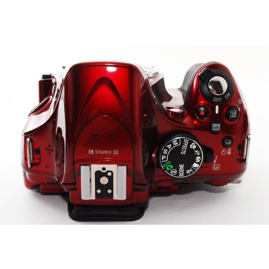 ニコン（Nikon） デジタル一眼 Nikon D5200 レンズキット レッド 中古