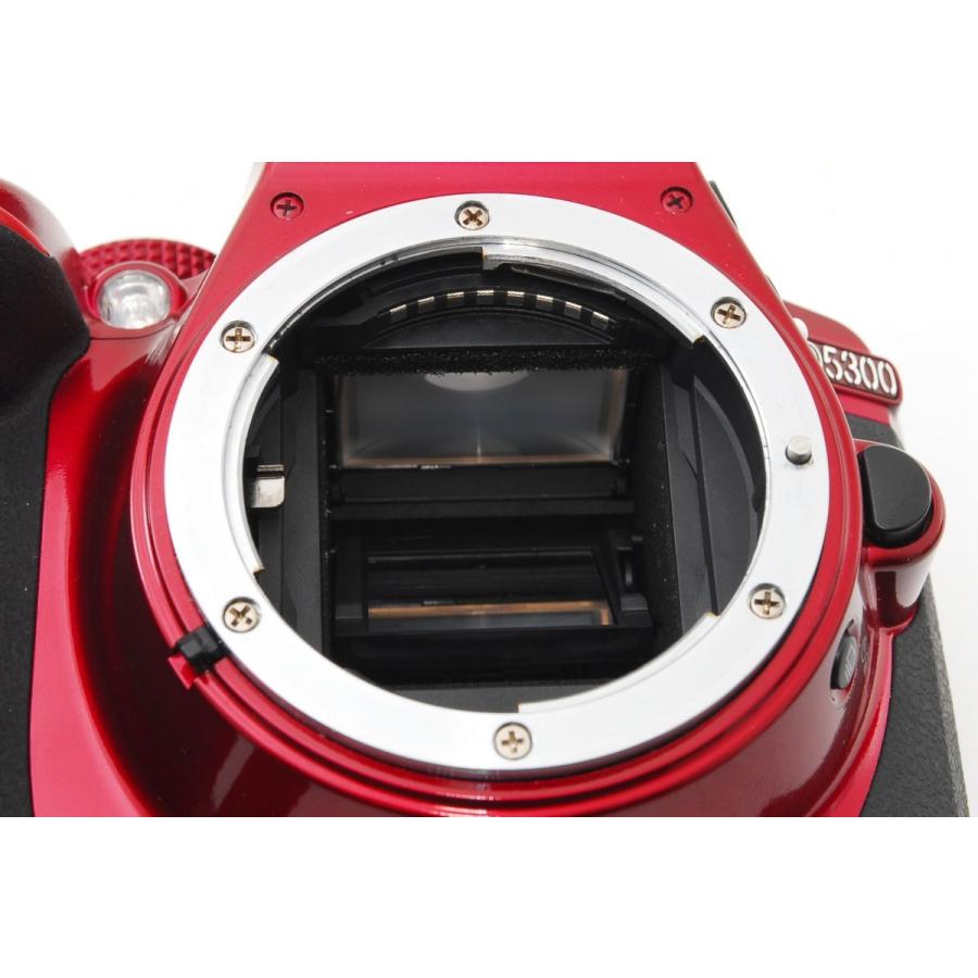 D5000 ニコン デジタル一眼 Nikon D5300 レッド レンズキット 中古 Wi