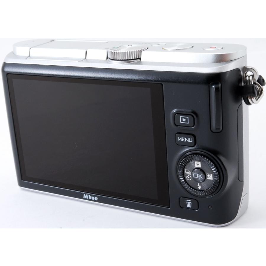 Nikon 1 J ニコン ミラーレス J3 レンズキット シルバー スマホに