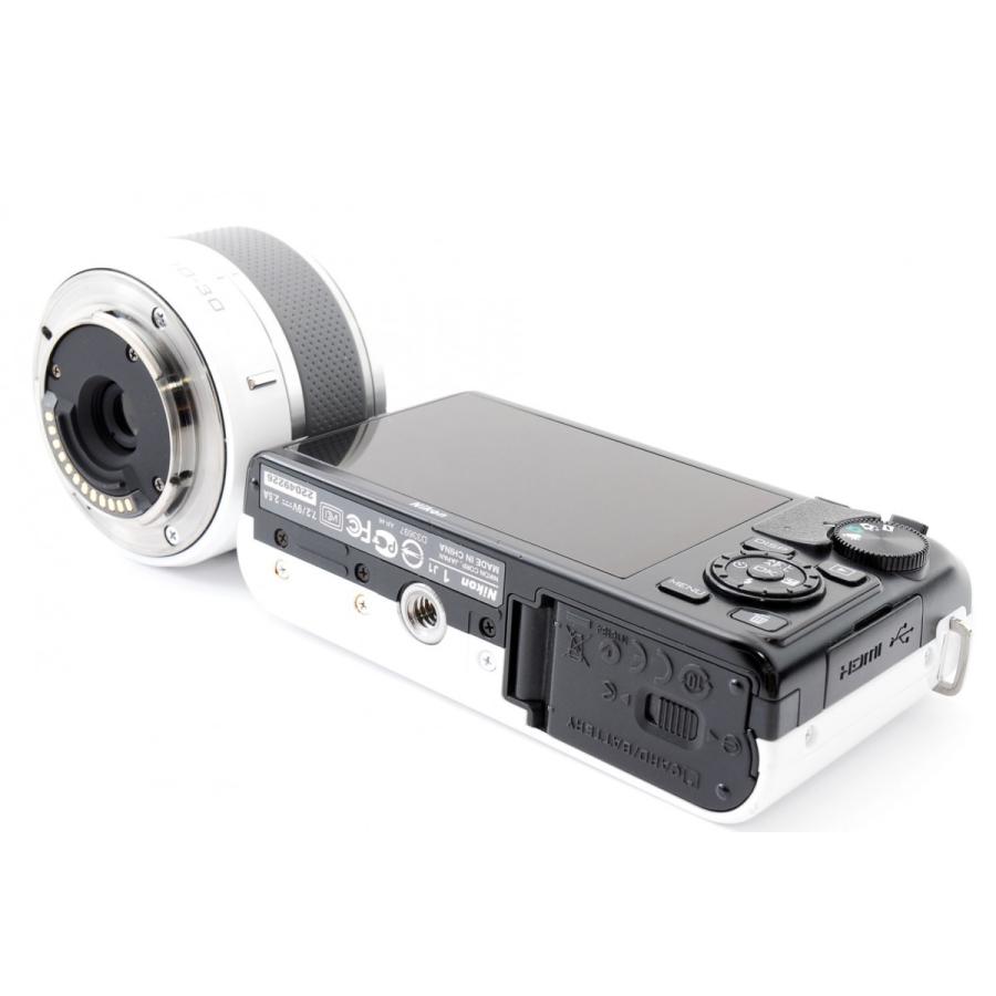 ニコンワン ミラーレス一眼 ニコン Nikon 1 J1 ホワイト レンズキット