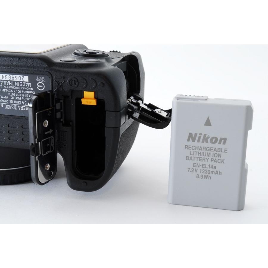 ニコン（Nikon） デジタル一眼 Nikon D3400 レンズキット ブラック
