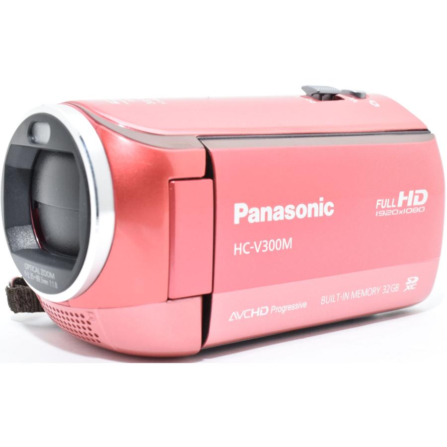 Panasonic（パナソニック） ビデオカメラ Panasonic HC-V300M ピンク