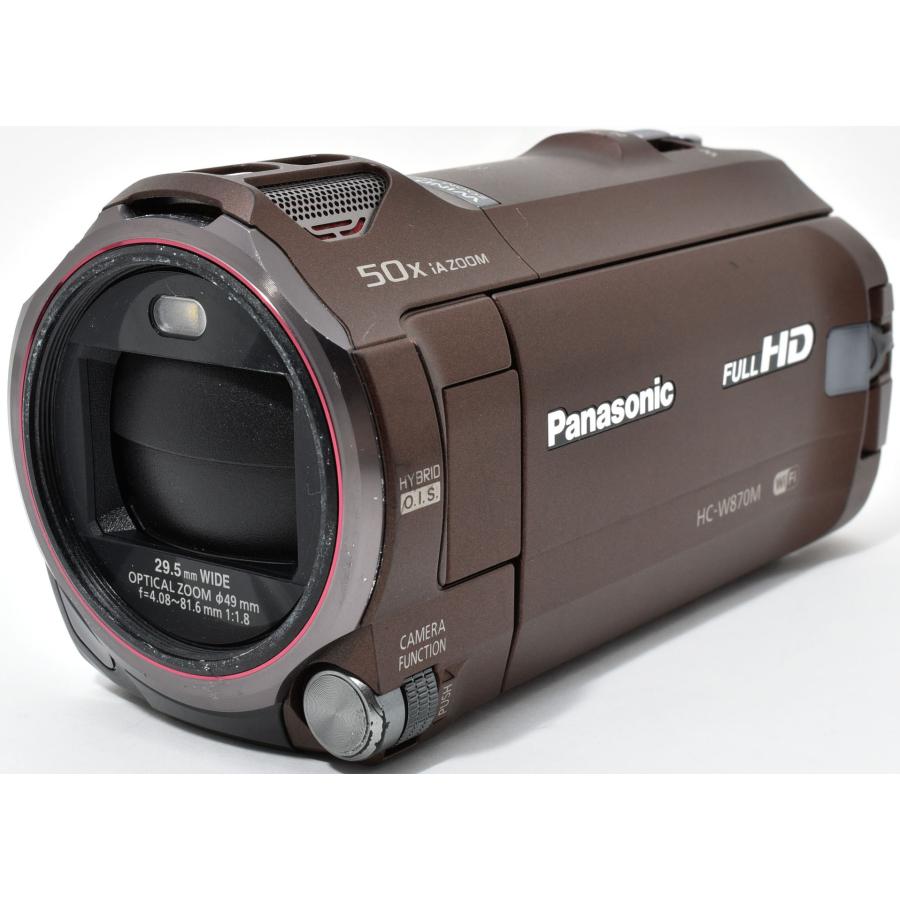 Panasonic（パナソニック） ビデオカメラ Panasonic HC-W870M ブラウン