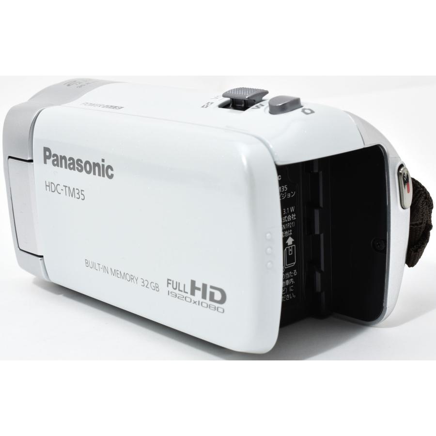 Panasonic（パナソニック） ビデオカメラ Panasonic HDC-TM35 ホワイト