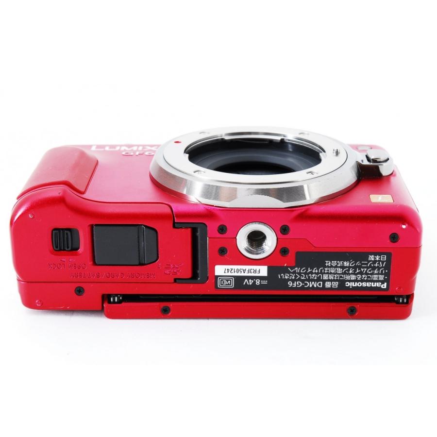 LUMIX パナソニック ミラーレス Panasonic DMC-GF6 レッド レンズ