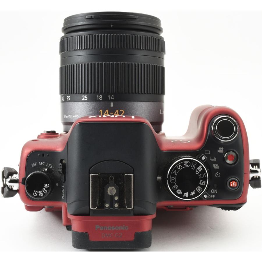 LUMIX パナソニック ミラーレス Panasonic DMC-G2 レンズキット レッド