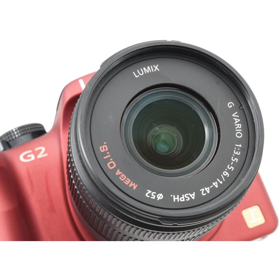 LUMIX パナソニック ミラーレス Panasonic DMC-G2 レンズキット レッド