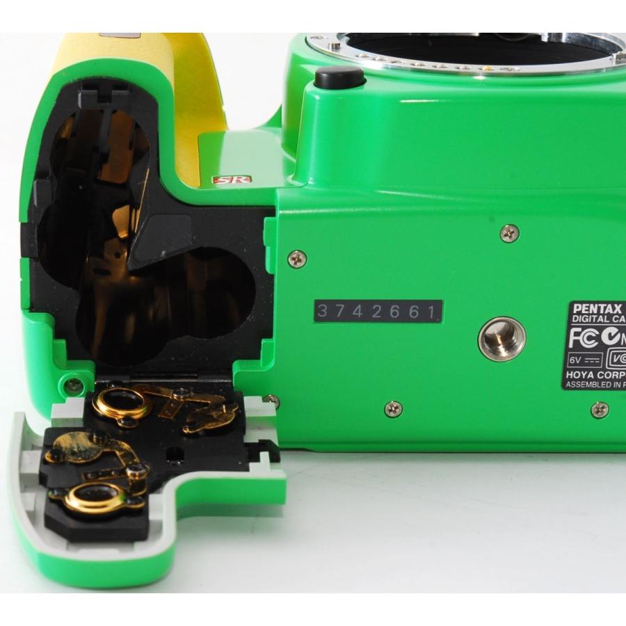ペンタックス デジタル一眼 中古 スマホに送れる PENTAX K-X グリーン
