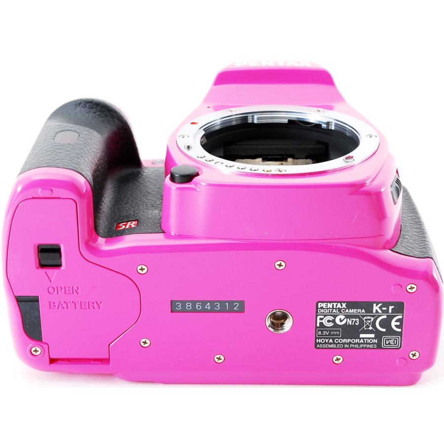 ペンタックス デジタル一眼 PENTAX K-R レンズキット ピンク×ブラック