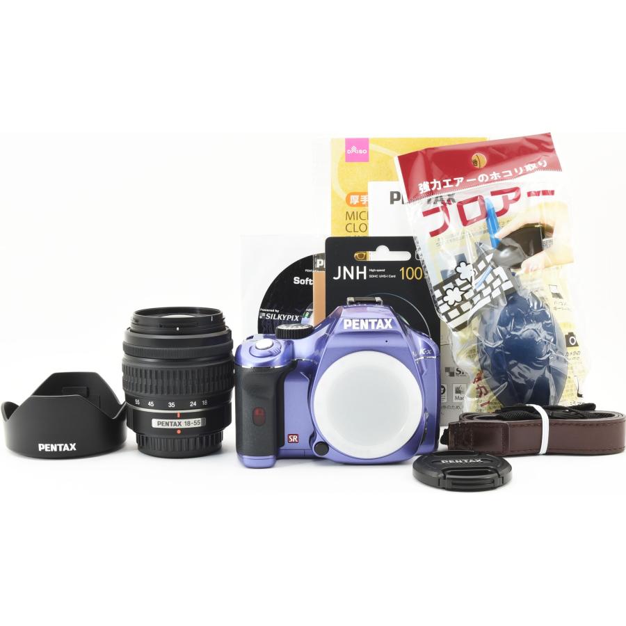 ペンタックス デジタル一眼 PENTAX K-X レンズキット パープル