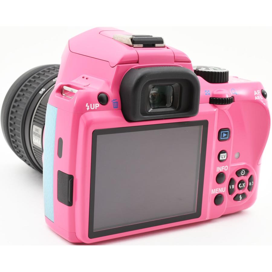 ペンタックス デジタル一眼 PENTAX K-r ピンク×アクア レンズキット